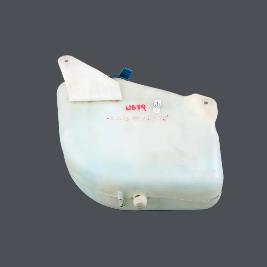 Windscreen Washer Bottle Tank Reservoir to Mercedes Vito W639 with Part number A6398690320 Mercedes Vito W639 Windscreen Washer Bottle Tank Reservoir - SKU rhd-A6398690320 - Part number A6398690320