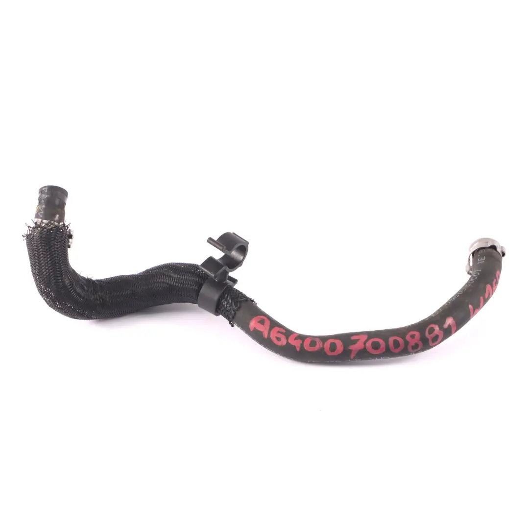 Hose Mercedes W169 W245 OM640 Fuel Filter Pump Line Pipe Diesel to Fuel with Part number A6400700881 Fuel Hose Mercedes W169 W245 OM640 Fuel Filter Pump Line Pipe Diesel - SKU rhd-A6400700881 - Part number A6400700881