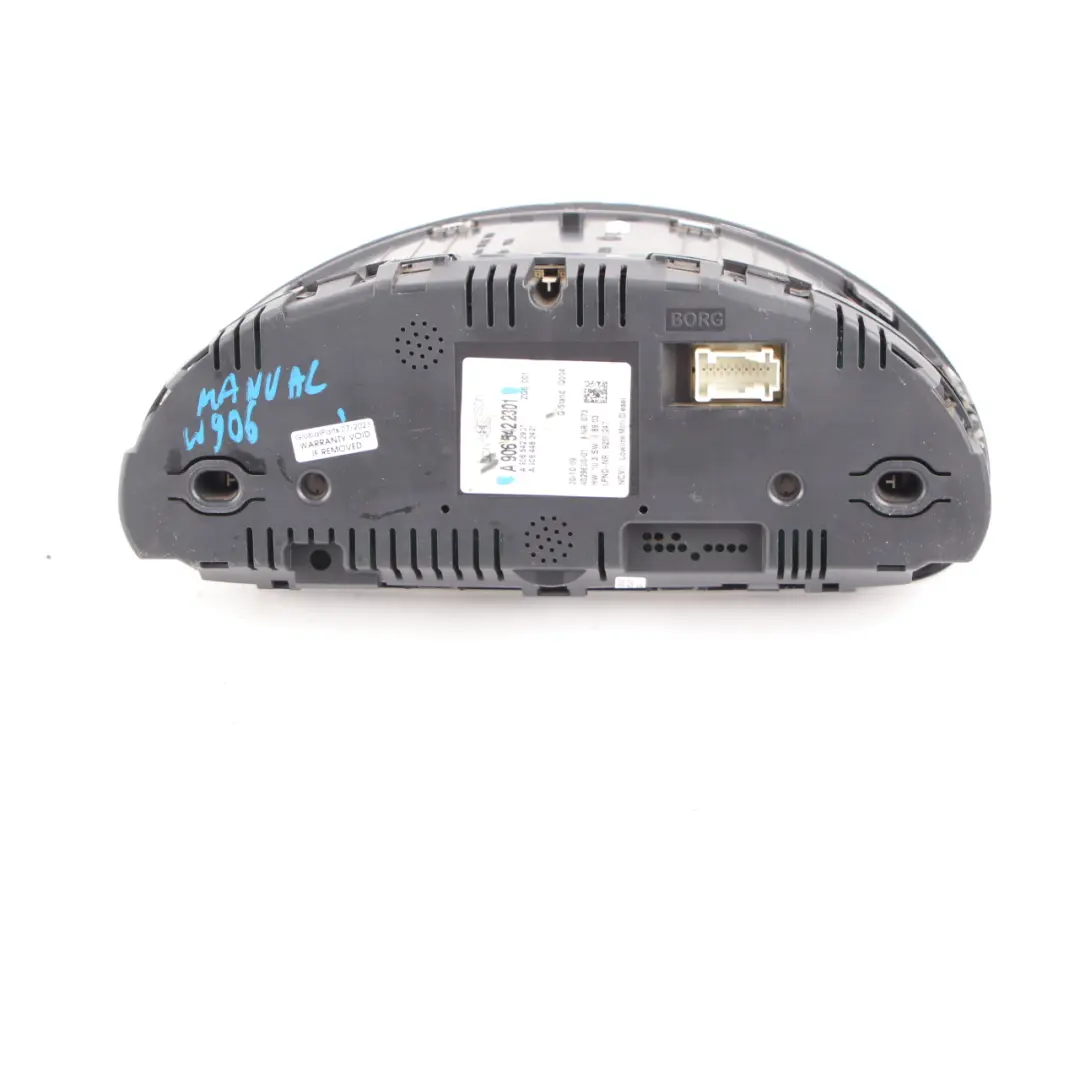 Mercedes W906 Diesel Instrument Cluster Speedo Clocks Meter Manual - SKU rhd-A9065422301 - Part number A9065422301