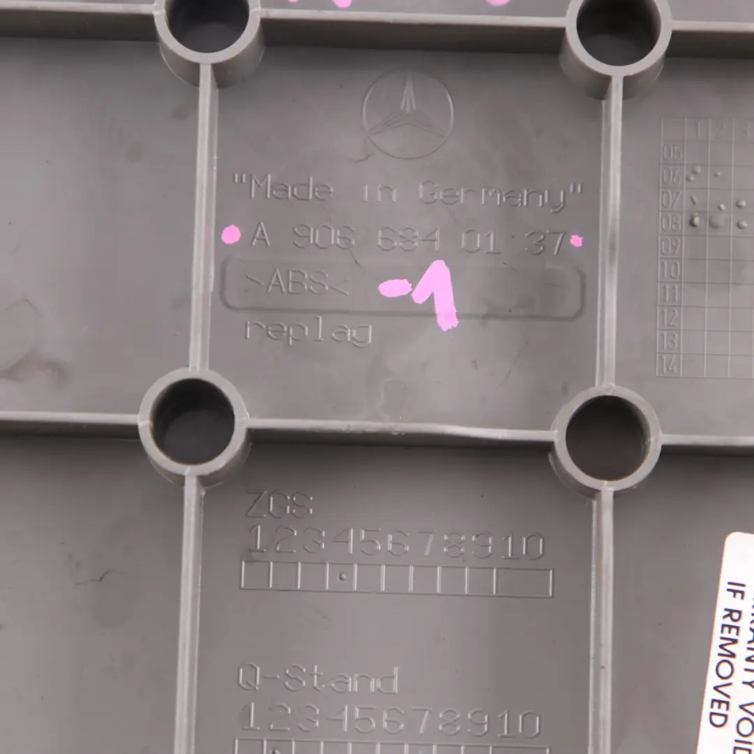 Mercedes W906 Tool Case Cover Floor Trim Grey - SKU rhd-A9066840137-1 - Part number A9066840137