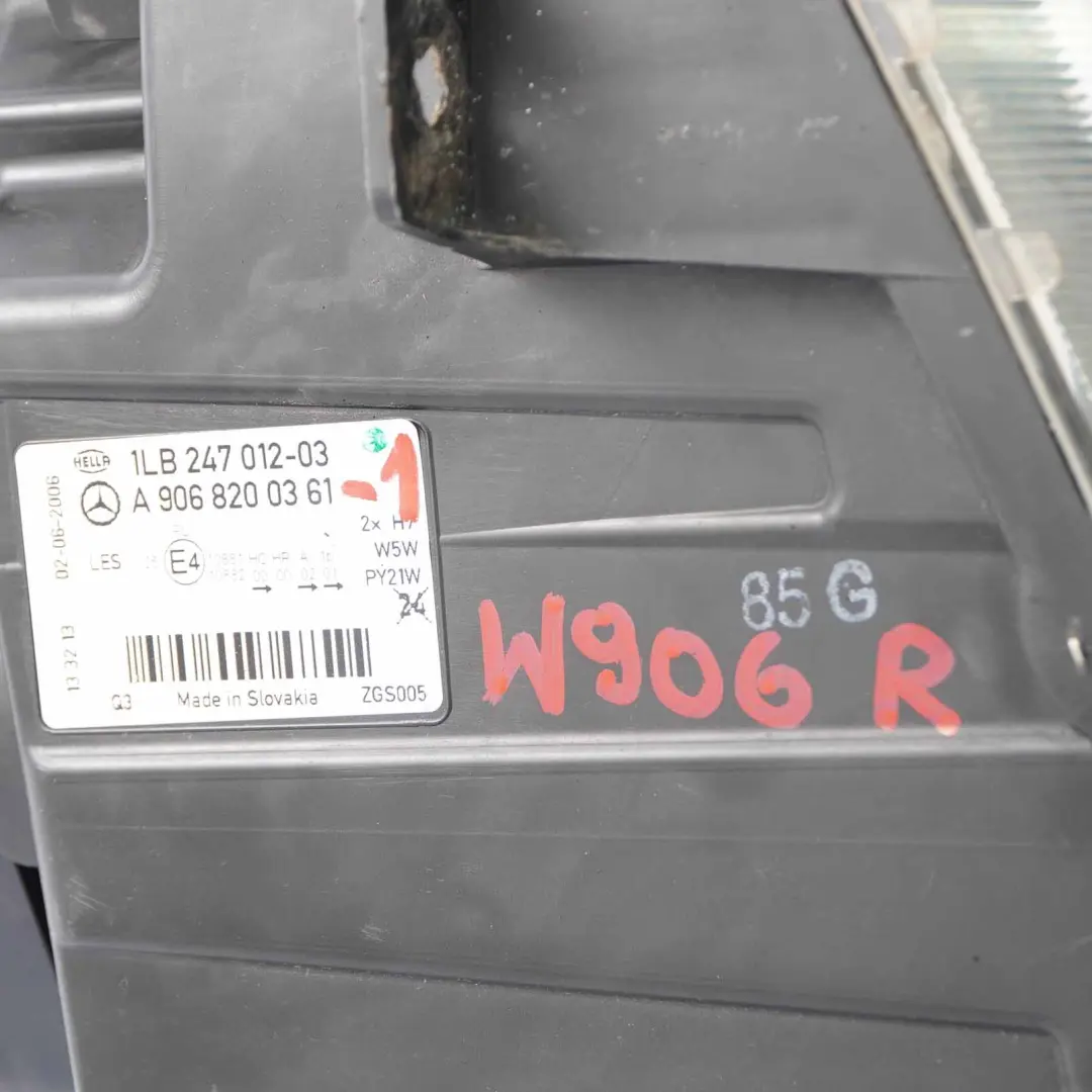 Headlight Headlamp Lamp Front Left N/S to Mercedes Sprinter W906 with Part number A9068200361 Mercedes Sprinter W906 Headlight Headlamp Lamp Front Left N/S - SKU rhd-A9068200361-1 - Part number A9068200361