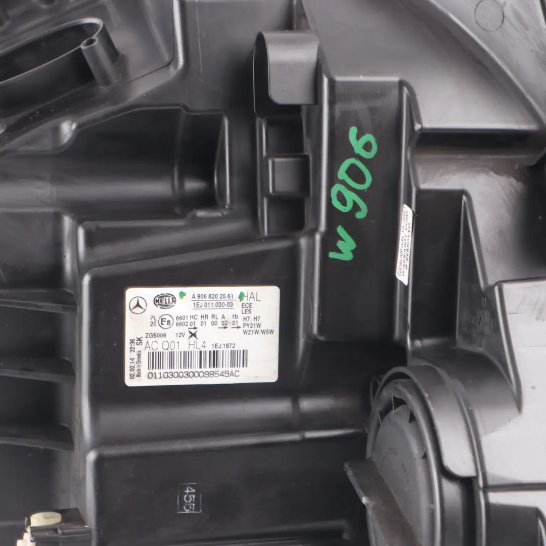 Facelift Headlight Headlamp Front Left N/S to Mercedes Sprinter W906 with Part number A9068202561 Mercedes Sprinter W906 Facelift Headlight Headlamp Front Left N/S - SKU rhd-A9068202561 - Part number A9068202561
