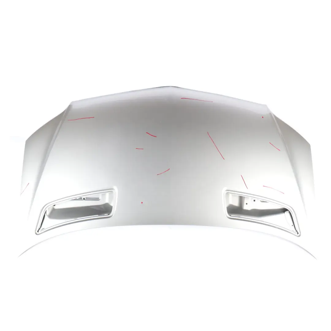 Hood Bonnet Trim Panel Brilliant Silver Metallic - 9744 to Mercedes Sprinter W906 with Part number A9067500102 Mercedes Sprinter W906 Hood Bonnet Trim Panel Brilliant Silver Metallic - 9744 - SKU rhd-A9068800357-BRS - Part number A9067500102