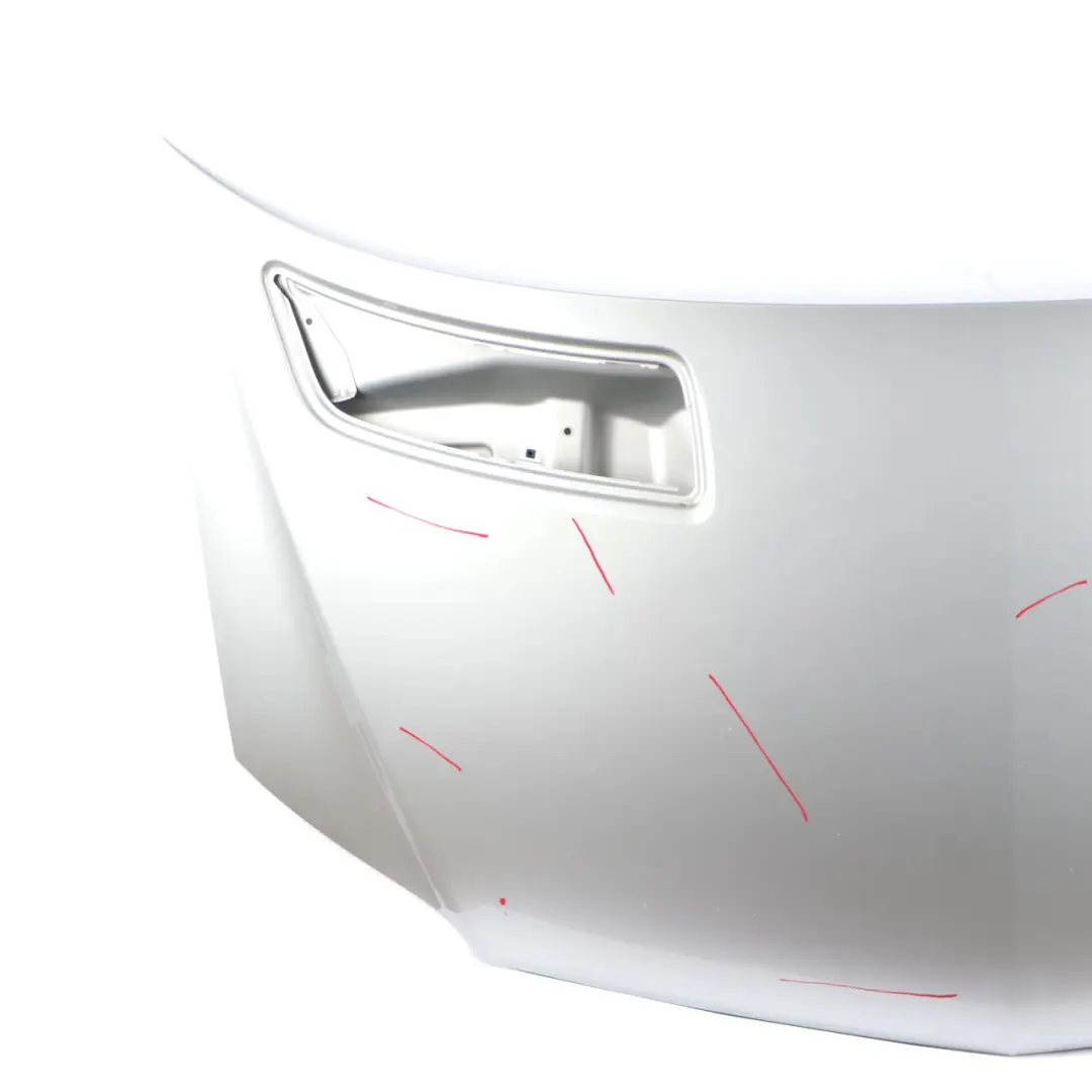 Hood Bonnet Trim Panel Brilliant Silver Metallic - 9744 to Mercedes Sprinter W906 with Part number A9067500102 Mercedes Sprinter W906 Hood Bonnet Trim Panel Brilliant Silver Metallic - 9744 - SKU rhd-A9068800357-BRS - Part number A9067500102