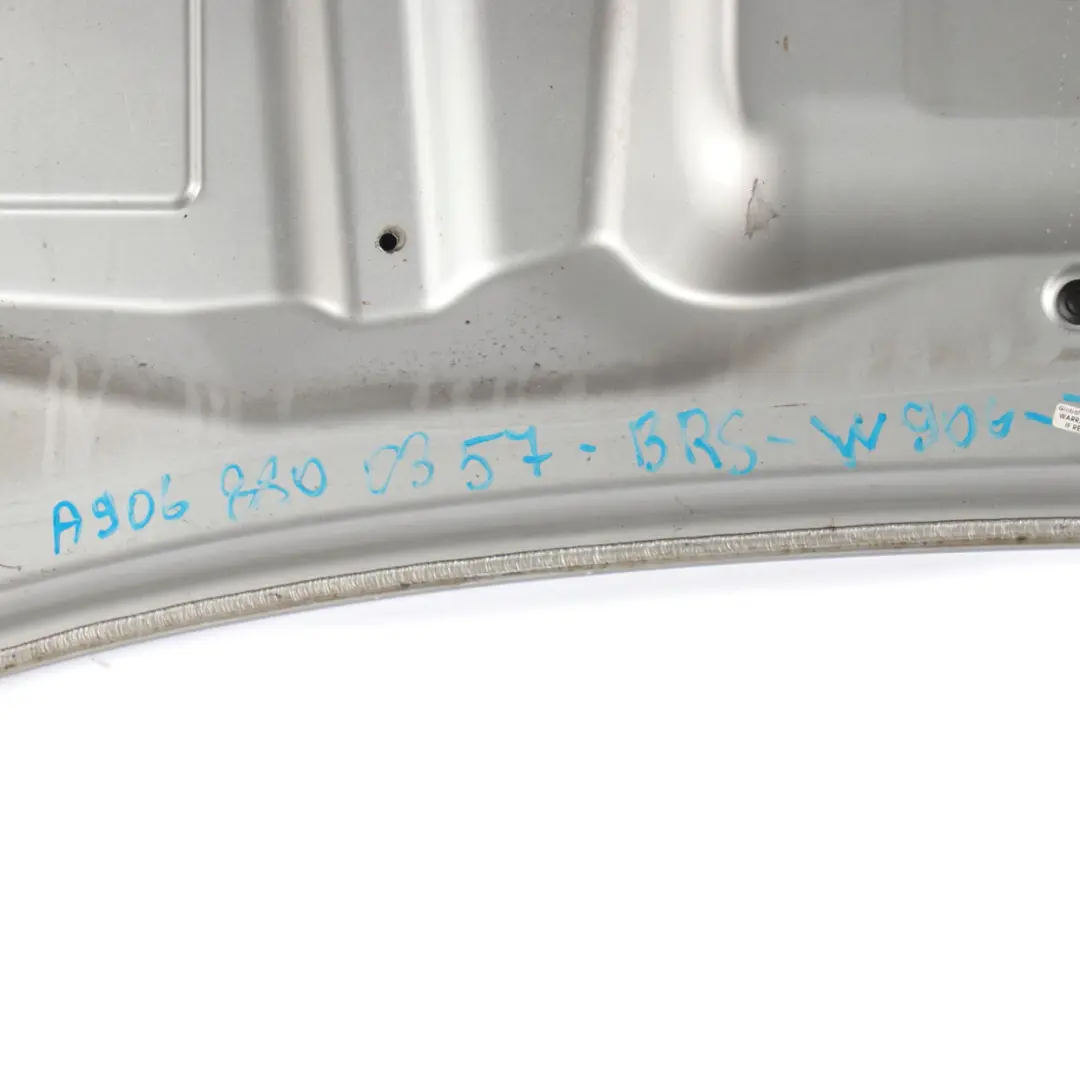 Hood Bonnet Trim Panel Brilliant Silver Metallic - 9744 to Mercedes Sprinter W906 with Part number A9067500102 Mercedes Sprinter W906 Hood Bonnet Trim Panel Brilliant Silver Metallic - 9744 - SKU rhd-A9068800357-BRS - Part number A9067500102