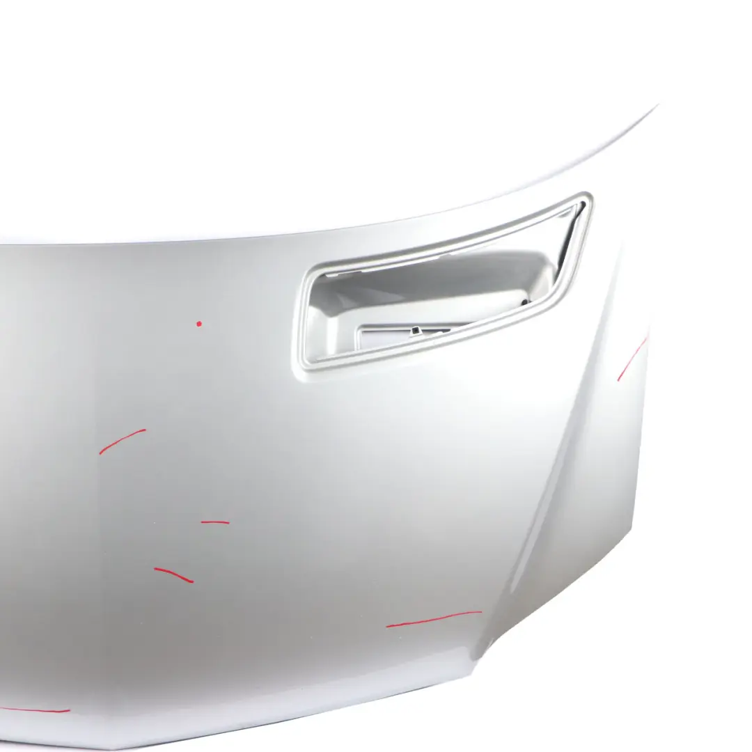 Hood Bonnet Trim Panel Brilliant Silver Metallic - 9744 to Mercedes Sprinter W906 with Part number A9067500102 Mercedes Sprinter W906 Hood Bonnet Trim Panel Brilliant Silver Metallic - 9744 - SKU rhd-A9068800357-BRS - Part number A9067500102