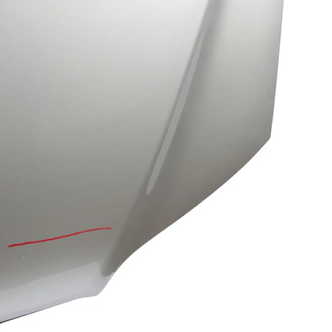 Hood Bonnet Trim Panel Brilliant Silver Metallic - 9744 to Mercedes Sprinter W906 with Part number A9067500102 Mercedes Sprinter W906 Hood Bonnet Trim Panel Brilliant Silver Metallic - 9744 - SKU rhd-A9068800357-BRS - Part number A9067500102