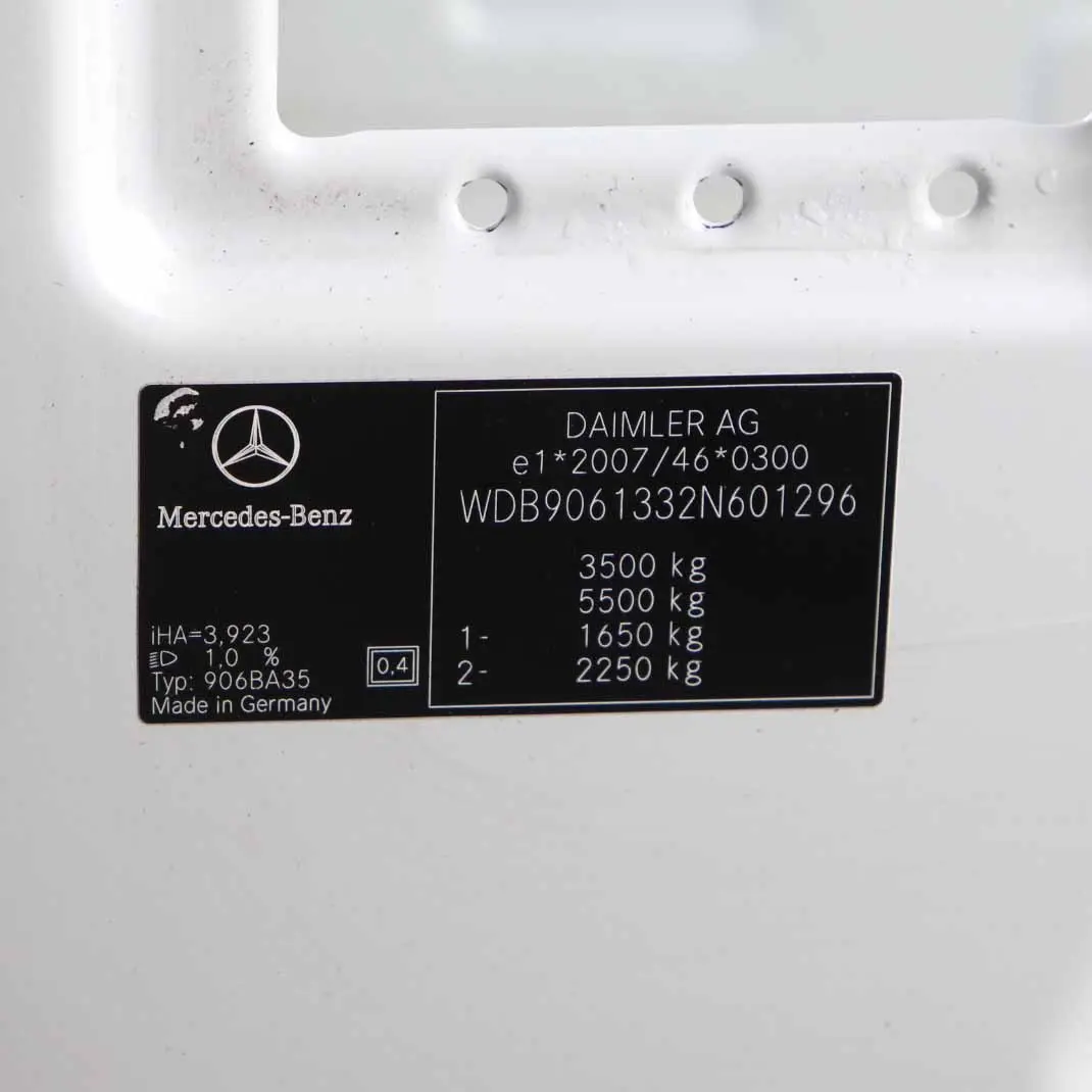 Mercedes W906 Seat Box Front Right O/S Driver Seat Mount Base Set - SKU rhd-A9069106700 - Part number A9069106700