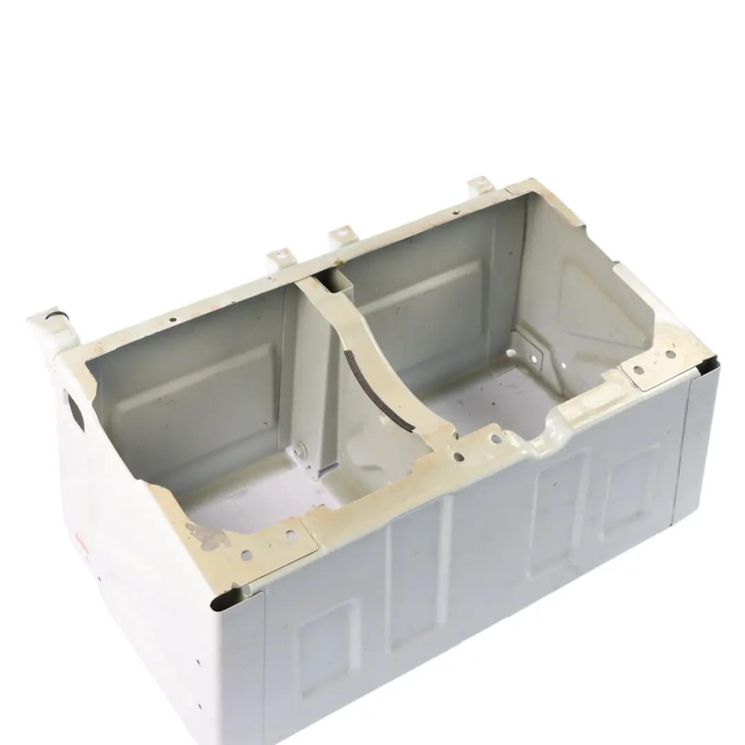 Front Left N/S Passenger Mount Base Arctic White - 9147 to Mercedes W910 Seat Box with Part number A9079101801 Mercedes W910 Seat Box Front Left N/S Passenger Mount Base Arctic White - 9147 - SKU rhd-A9079101801-ARW - Part number A9079101801