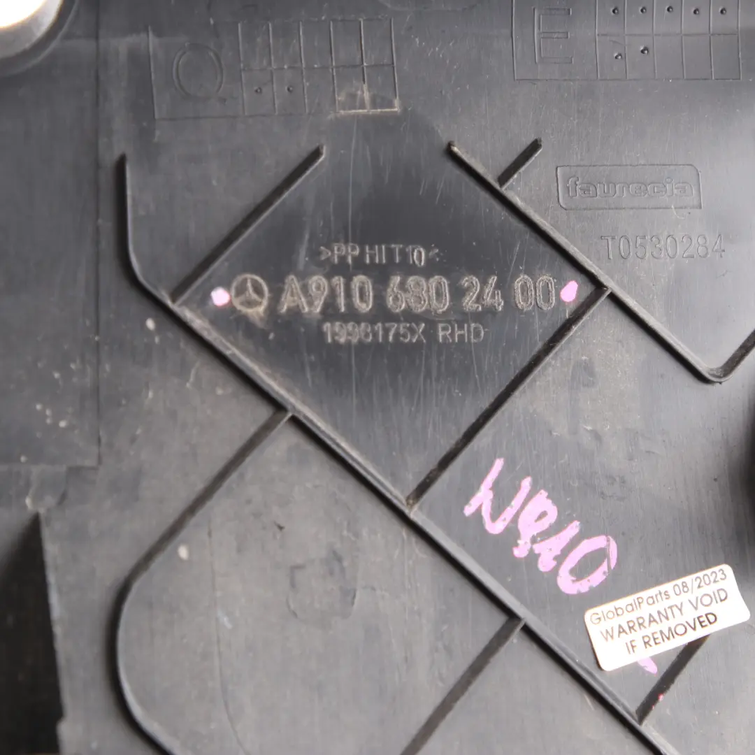 Dashboard Lower Panel Right O/S Trim Cover to Mercedes Sprinter W910 with Part number A9106802400 Mercedes Sprinter W910 Dashboard Lower Panel Right O/S Trim Cover - SKU rhd-A9106802400 - Part number A9106802400