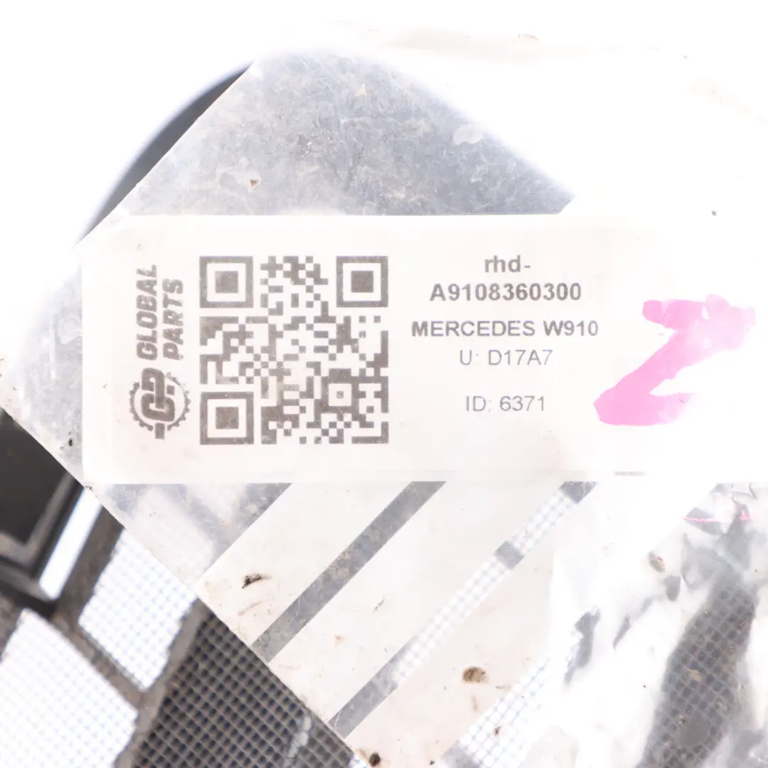 W907 W910 Hood Bonnet Grille Right O/S Vent to Mercedes Sprinter with Part number A9108360300 Mercedes Sprinter W907 W910 Hood Bonnet Grille Right O/S Vent - SKU rhd-A9108360300 - Part number A9108360300