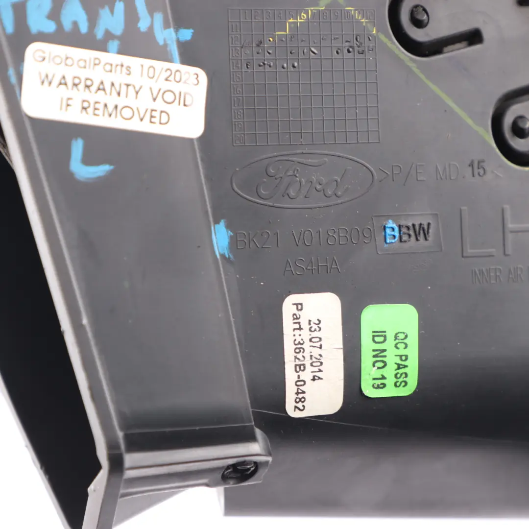 Ford Transit Custom MK8 Air Vent Dashboard Dash Nozzle Left N/S - SKU rhd-BK21V0118B09BBW - Part number BK21V0118B09BBW