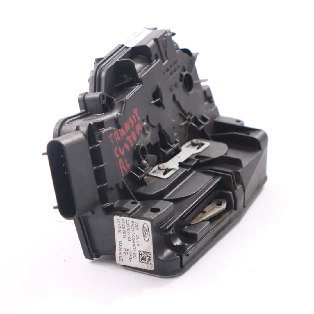 Ford Transit Custom Door Lock Latch Rear Left N/S Mechanism BK2A-V26413-BB - SKU rhd-BK2AV26413BB - Part number BK2AV26413BB