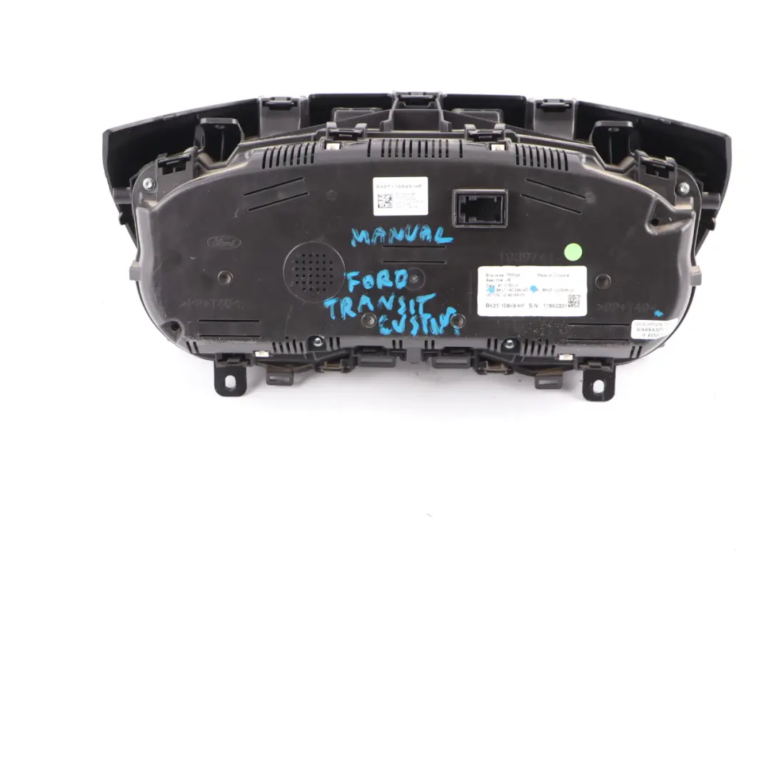 Ford Transit Custom Diesel Instrument Cluster Speedo Clocks Manual - SKU rhd-BK2T10849HF - Part number BK2T10849HF