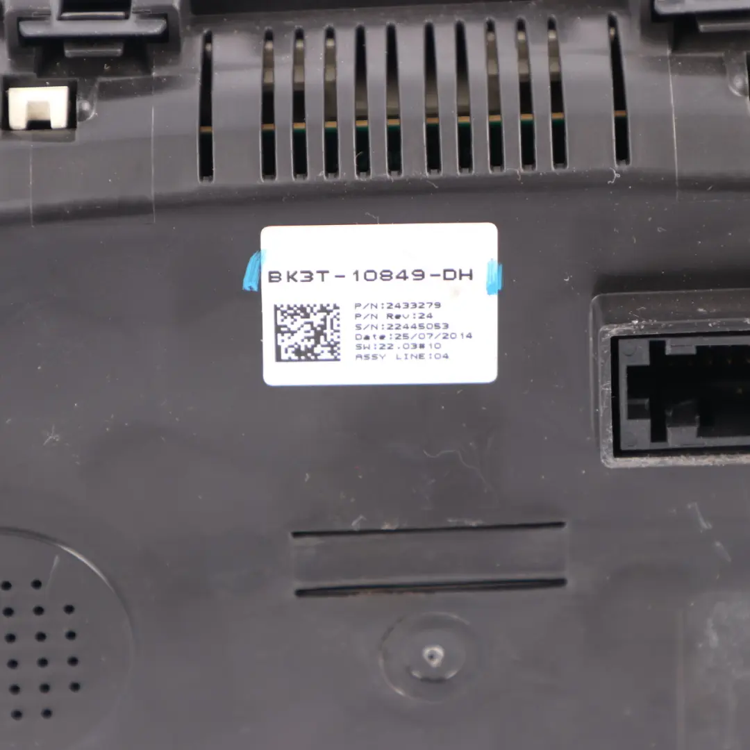 Instrument Cluster Speedo Clocks Manual to Ford Transit Custom Diesel with Part number BK3T10849DH Ford Transit Custom Diesel Instrument Cluster Speedo Clocks Manual - SKU rhd-BK3T10849DH - Part number BK3T10849DH