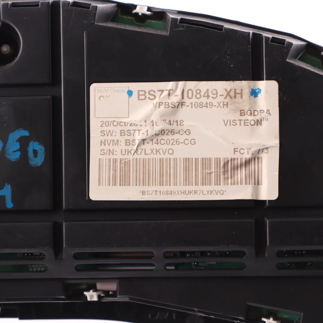 MK4 Diesel Instrument Cluster Speedo Clocks Meter Manual to Ford Mondeo with Part number BS7T10849XH Ford Mondeo MK4 Diesel Instrument Cluster Speedo Clocks Meter Manual - SKU rhd-BS7T10849XH - Part number BS7T10849XH