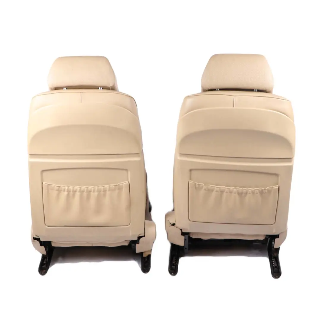 Climate Leather Nasca Beige Interior Seats Seat Memory to BMW E60 Comfort with Part number 7146138 BMW E60 Comfort Climate Leather Nasca Beige Interior Seats Seat Memory - SKU rhd-E60 Beige Leather Seats Active Comfort - Part number 7146138