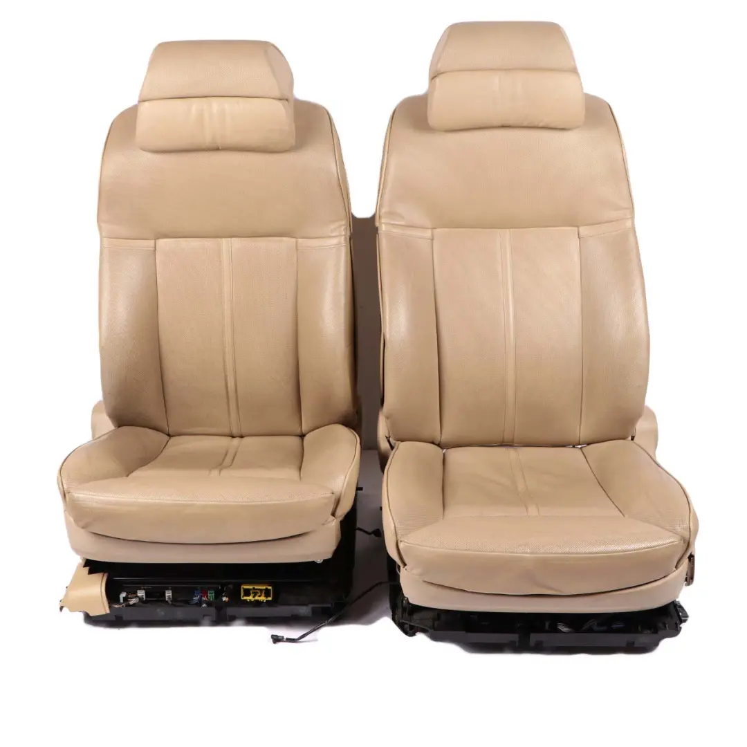 Climate Leather Nasca Beige Interior Seats Seat Memory to BMW E60 Comfort with Part number 7146138 BMW E60 Comfort Climate Leather Nasca Beige Interior Seats Seat Memory - SKU rhd-E60 Beige Leather Seats Active Comfort - Part number 7146138