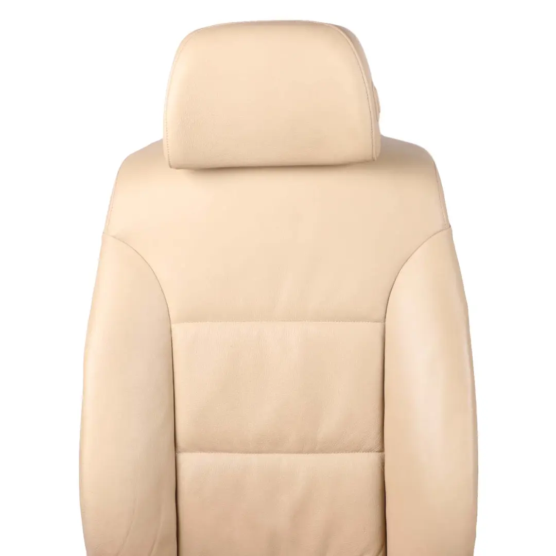 Leather Dakota Beige Interior Seats Front Rear Seat to BMW 5 Series E60 LCI Saloon with Part number 7113105 BMW 5 Series E60 LCI Saloon Leather Dakota Beige Interior Seats Front Rear Seat - SKU rhd-E60 Beige Leather Seats - Part number 7113105
