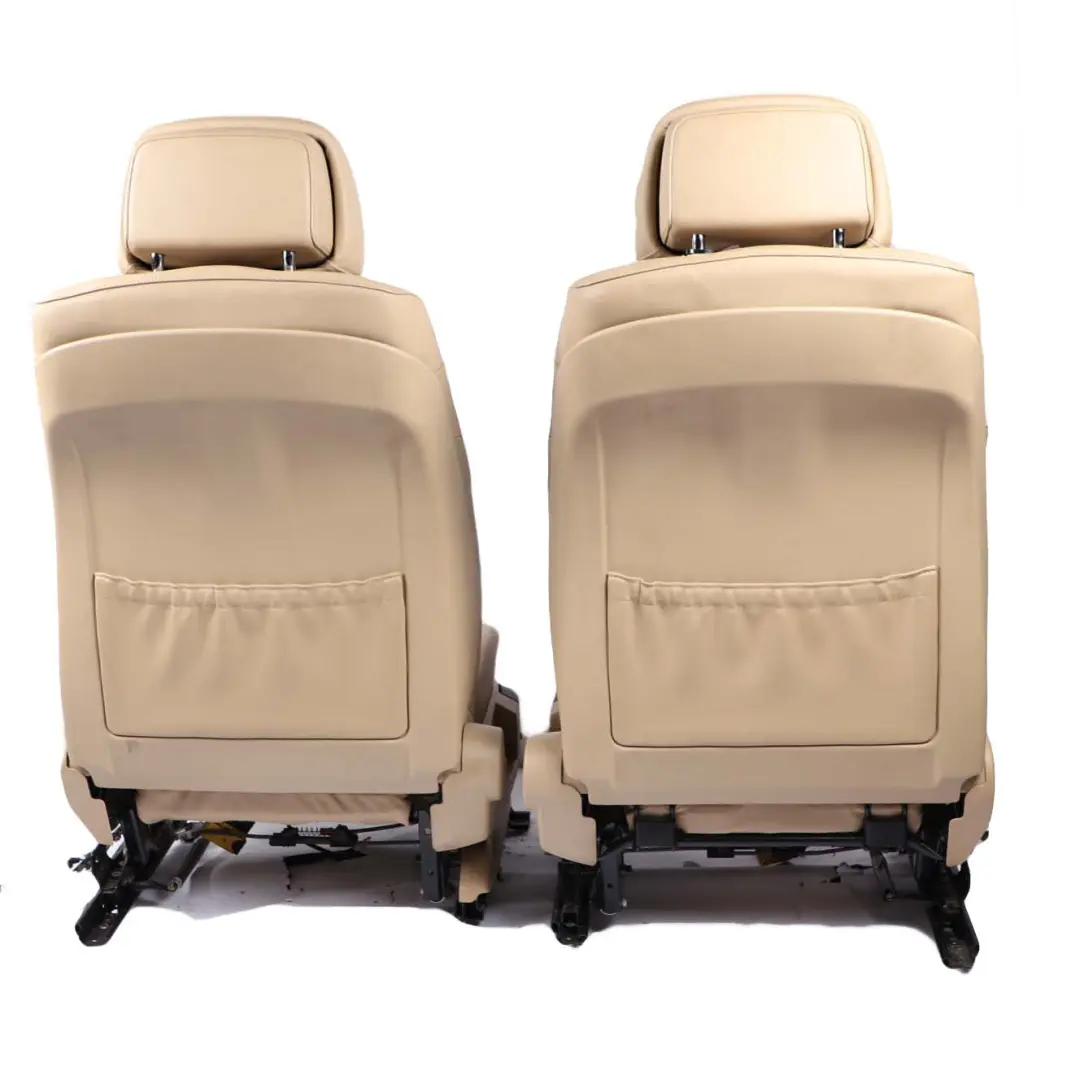 Leather Dakota Beige Interior Seats Front Rear Seat to BMW 5 Series E60 LCI Saloon with Part number 7113105 BMW 5 Series E60 LCI Saloon Leather Dakota Beige Interior Seats Front Rear Seat - SKU rhd-E60 Beige Leather Seats - Part number 7113105