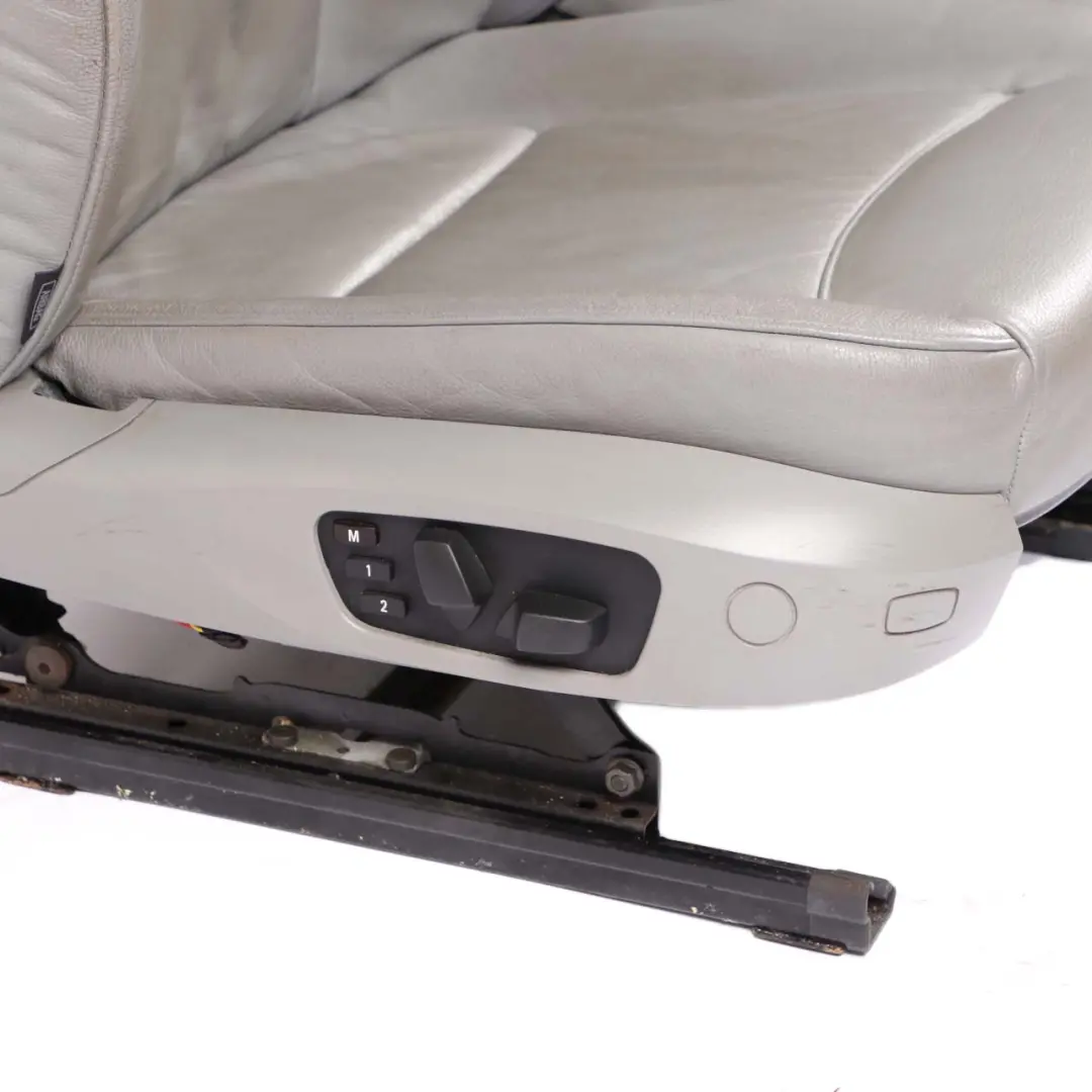 Heated Grey Leather Interior Seats Electric Memory Door Cards to BMW Touring with Part number E91 BMW Touring Heated Grey Leather Interior Seats Electric Memory Door Cards - SKU rhd-E91 Grey Leather Seats Memory - Part number E91