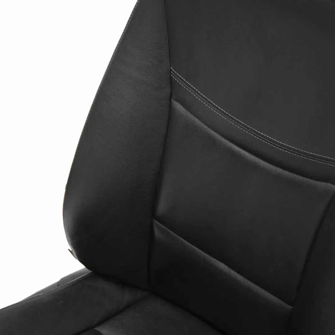  Ledersitze BMW E91 LCI Touring Heizung Schwarz Vorderseite Rücksitz Sitz - SKU rhd-E91 LCI Black Leather Seats-1 - Teilenummer E91 LCI Black Leather Seats