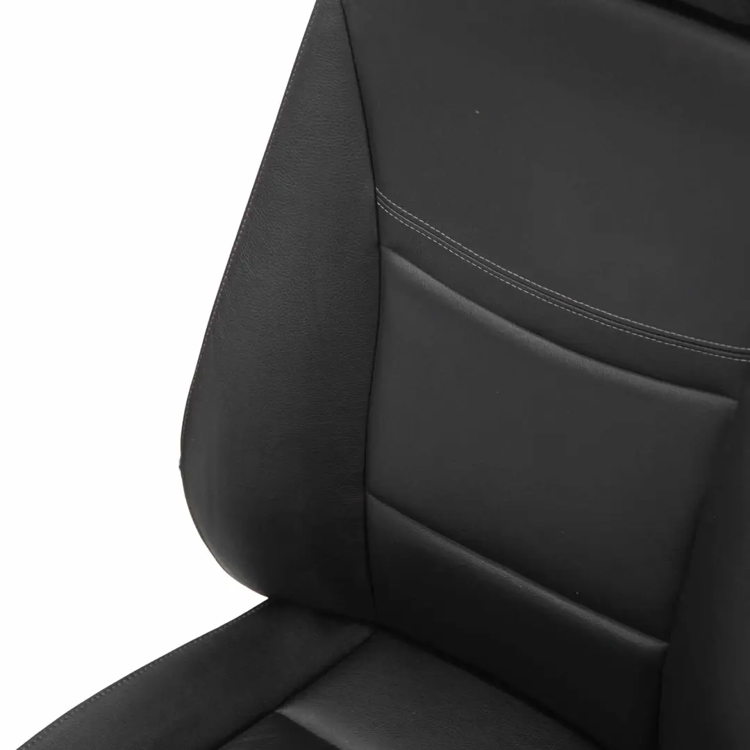  Ledersitze BMW E91 LCI Touring Heizung Schwarz Vorderseite Rücksitz Sitz - SKU rhd-E91 LCI Black Leather Seats-1 - Teilenummer E91 LCI Black Leather Seats