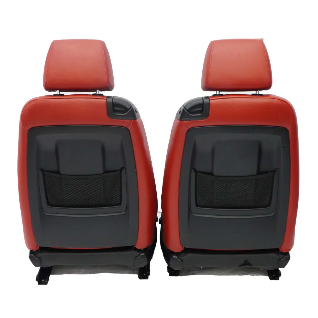 Leather Seats BMW Coupe Red Interior Front Rear Seat Memory with Door Cards to with Part number E92 Leather Seats BMW Coupe Red Interior Front Rear Seat Memory with Door Cards - SKU rhd-E92 Red Leather Seats Memory-1 - Part number E92