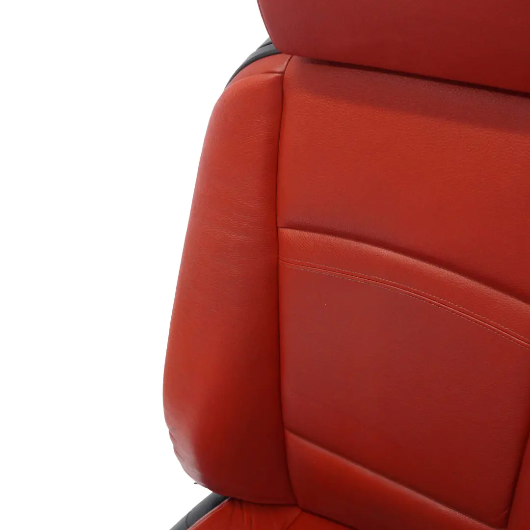 Leather Seats BMW Coupe Red Interior Front Rear Seat Memory with Door Cards to with Part number E92 Leather Seats BMW Coupe Red Interior Front Rear Seat Memory with Door Cards - SKU rhd-E92 Red Leather Seats Memory-1 - Part number E92