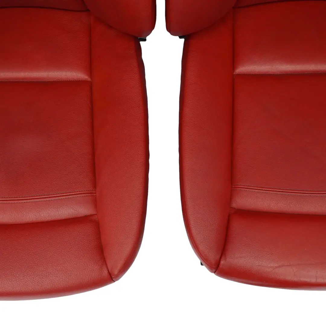 Leather Seats BMW Coupe Red Interior Front Rear Seat Memory with Door Cards to with Part number E92 Leather Seats BMW Coupe Red Interior Front Rear Seat Memory with Door Cards - SKU rhd-E92 Red Leather Seats Memory-1 - Part number E92