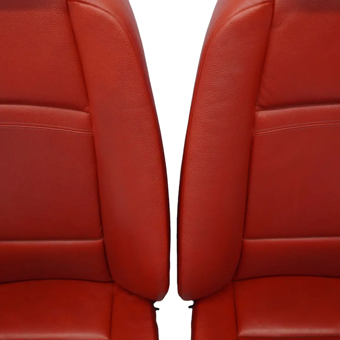 Leather Seats BMW Coupe Red Interior Front Rear Seat Memory with Door Cards to with Part number E92 Leather Seats BMW Coupe Red Interior Front Rear Seat Memory with Door Cards - SKU rhd-E92 Red Leather Seats Memory-1 - Part number E92