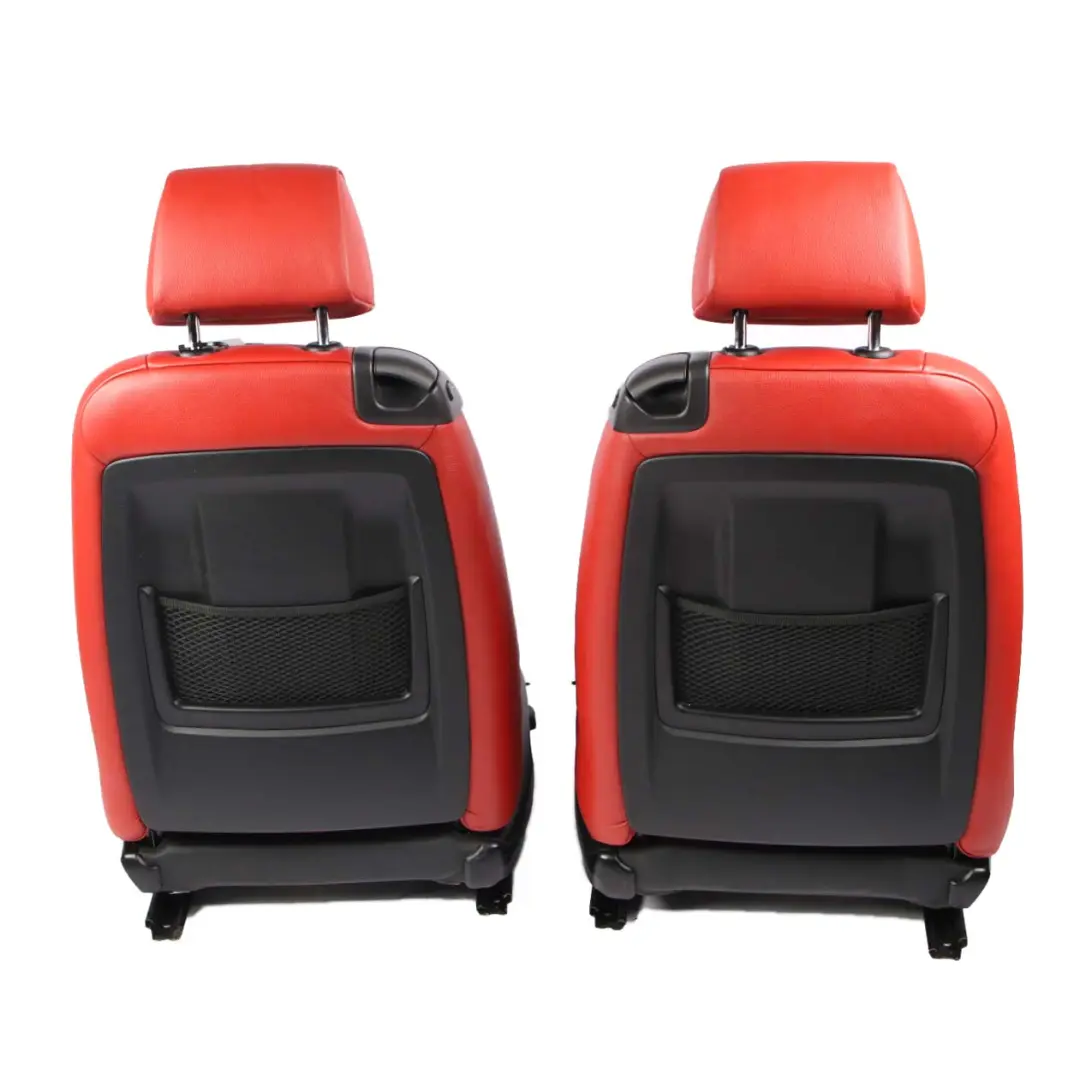 Leather Interior Seats Lumbar Memory With Door Cards to BMW Coupe M Sport Red with Part number E92 BMW Coupe M Sport Red Leather Interior Seats Lumbar Memory With Door Cards - SKU rhd-E92 Red Leather Seats Memory - Part number E92