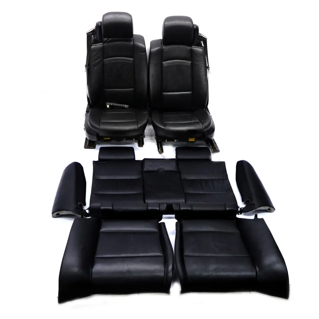 BMW Heated Black Leather Dakota Interior Seats Electric Memory Door Cards - SKU rhd-E93 Black Leather Seats Memory-1 - Part number E93