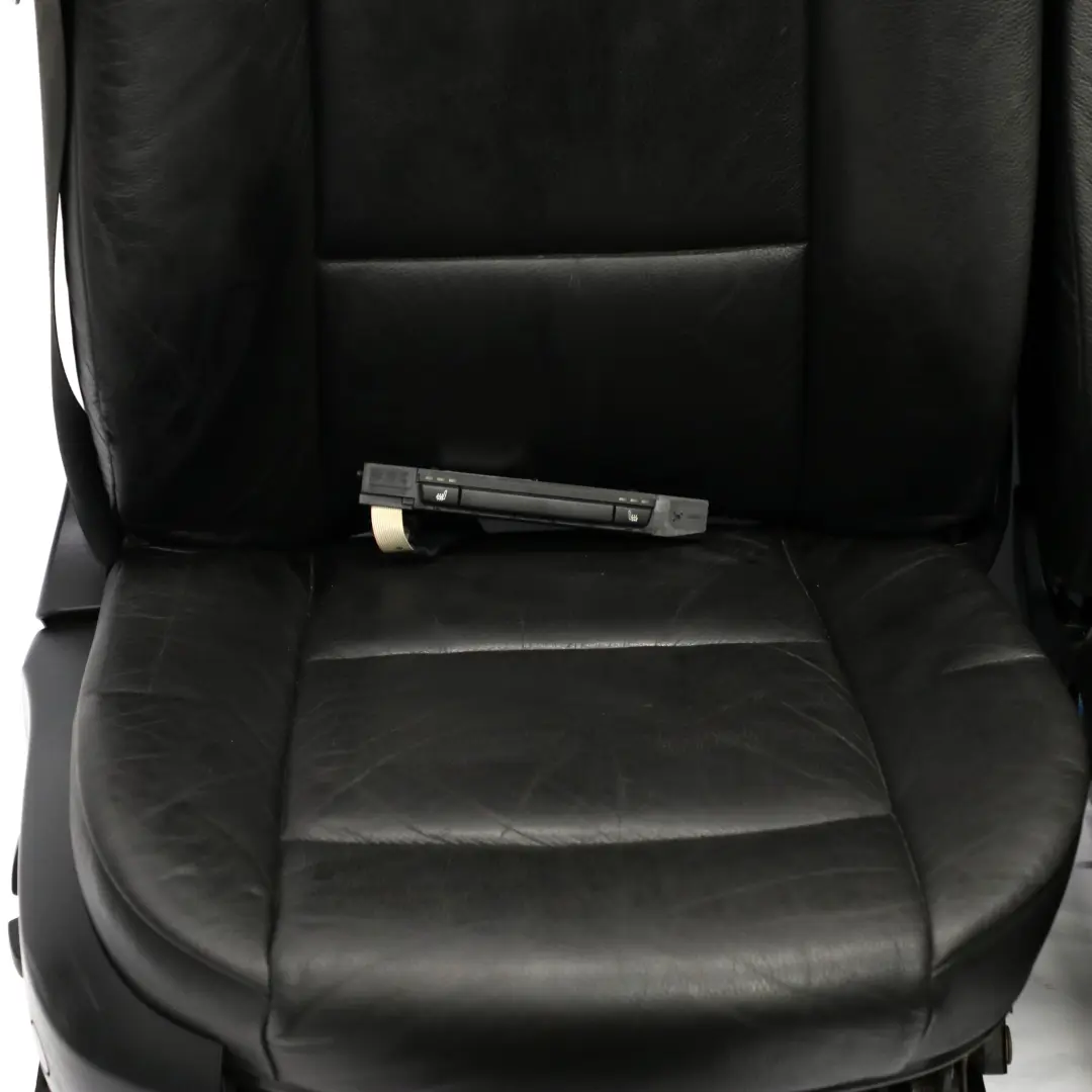 Heated Black Leather Dakota Interior Seats Electric Memory Door Cards to BMW with Part number E93 BMW Heated Black Leather Dakota Interior Seats Electric Memory Door Cards - SKU rhd-E93 Black Leather Seats Memory-1 - Part number E93