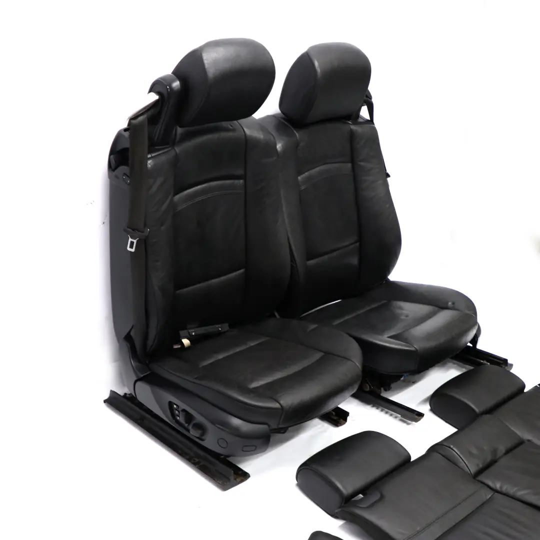 Heated Black Leather Dakota Interior Seats Electric Memory Door Cards to BMW with Part number E93 BMW Heated Black Leather Dakota Interior Seats Electric Memory Door Cards - SKU rhd-E93 Black Leather Seats Memory-1 - Part number E93