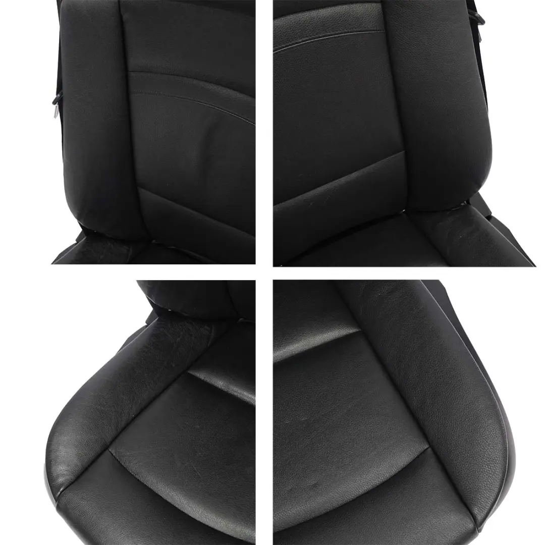 Heated Black Leather Dakota Seat Seats Electric Memory Door Cards to BMW LCI with Part number E93 BMW LCI Heated Black Leather Dakota Seat Seats Electric Memory Door Cards - SKU rhd-E93 Black Leather Seats Memory-2 - Part number E93