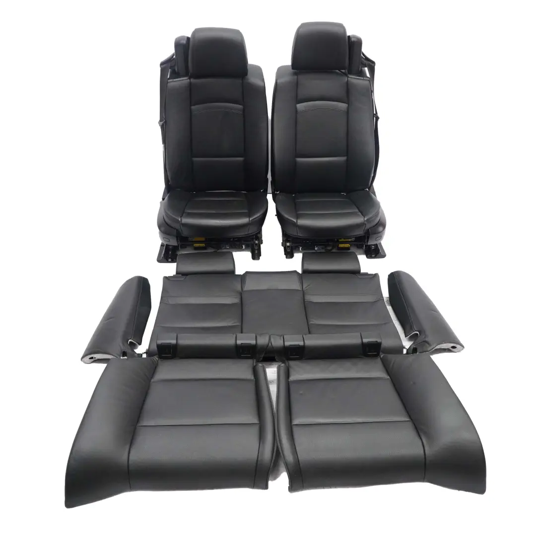 Heated Black Leather Dakota Seat Seats Electric Memory Door Cards to BMW LCI with Part number E93 BMW LCI Heated Black Leather Dakota Seat Seats Electric Memory Door Cards - SKU rhd-E93 Black Leather Seats Memory-2 - Part number E93