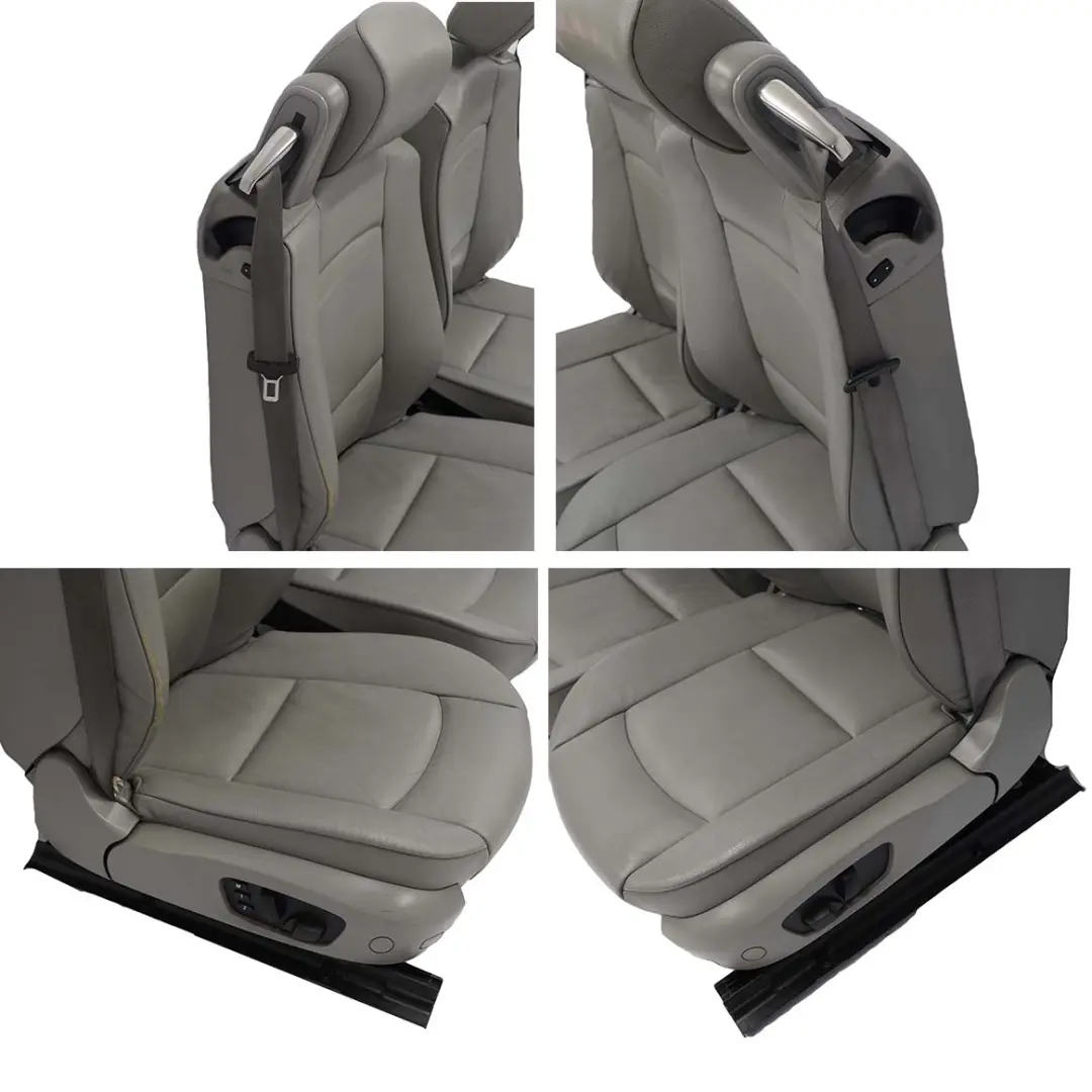 Leather Seats BMW E93 Convertible Heated Grey Set Interior Seat Electric Memory to with Part number 6989806 Leather Seats BMW E93 Convertible Heated Grey Set Interior Seat Electric Memory - SKU rhd-E93 Grey Leather Seats Memory - Part number 6989806