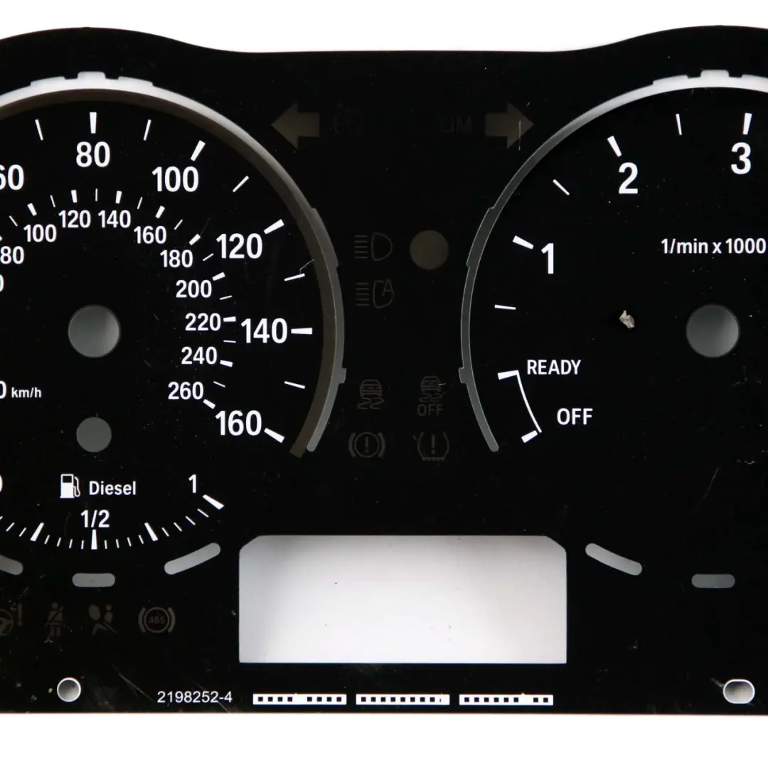 BMW F30 F31 F32 Diesel Instrument Cluster Unit Speedo Rev Counter Part 2198252 - SKU rhd-F30 Speedo Part - Part number F30 Speedo Part