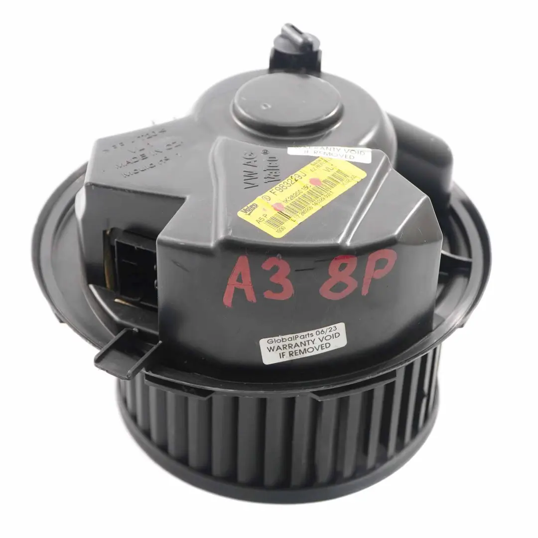 Heater Blower Motor Fan Cooling Actuator Unit Valeo to Audi A3 8P with Part number F983229J Audi A3 8P Heater Blower Motor Fan Cooling Actuator Unit Valeo - SKU rhd-F983229J - Part number F983229J