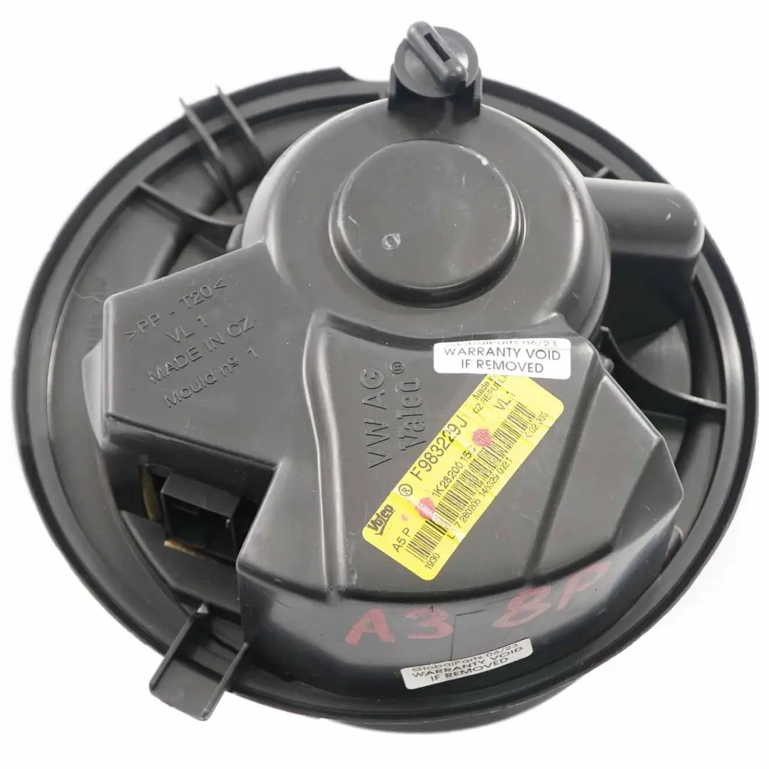 Heater Blower Motor Fan Cooling Actuator Unit Valeo to Audi A3 8P with Part number F983229J Audi A3 8P Heater Blower Motor Fan Cooling Actuator Unit Valeo - SKU rhd-F983229J - Part number F983229J