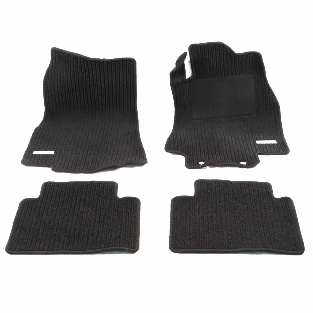 Mercedes W245 Interior Front Rear Footwell Floor Covers Black - SKU rhd-Floor Mats Set - Part number Floor Mats Set