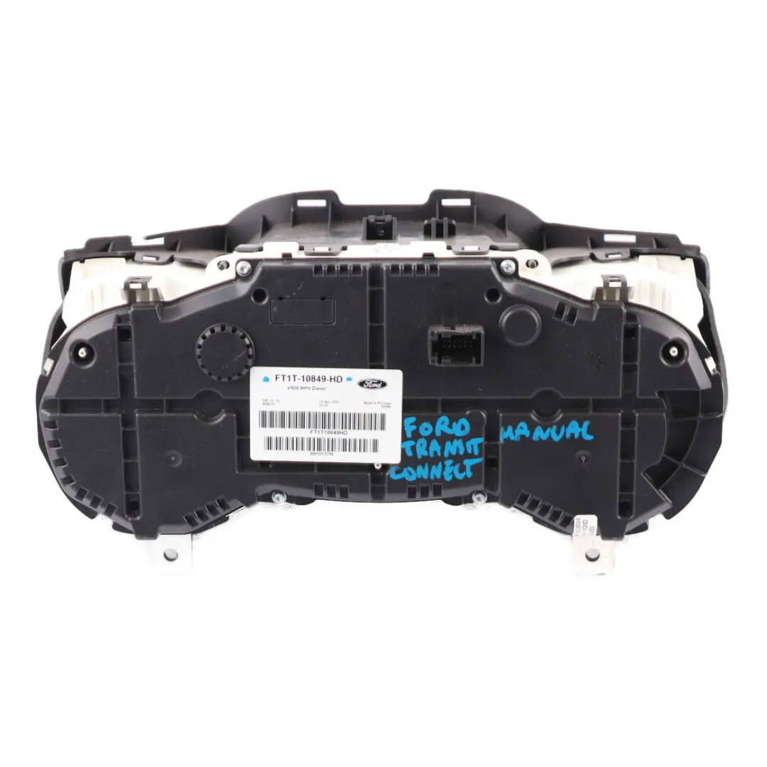 Instrument Cluster Speedo Clocks Manual to Ford Transit Connect Diesel with Part number FT1T10849HD Ford Transit Connect Diesel Instrument Cluster Speedo Clocks Manual - SKU rhd-FT1T10849HD - Part number FT1T10849HD