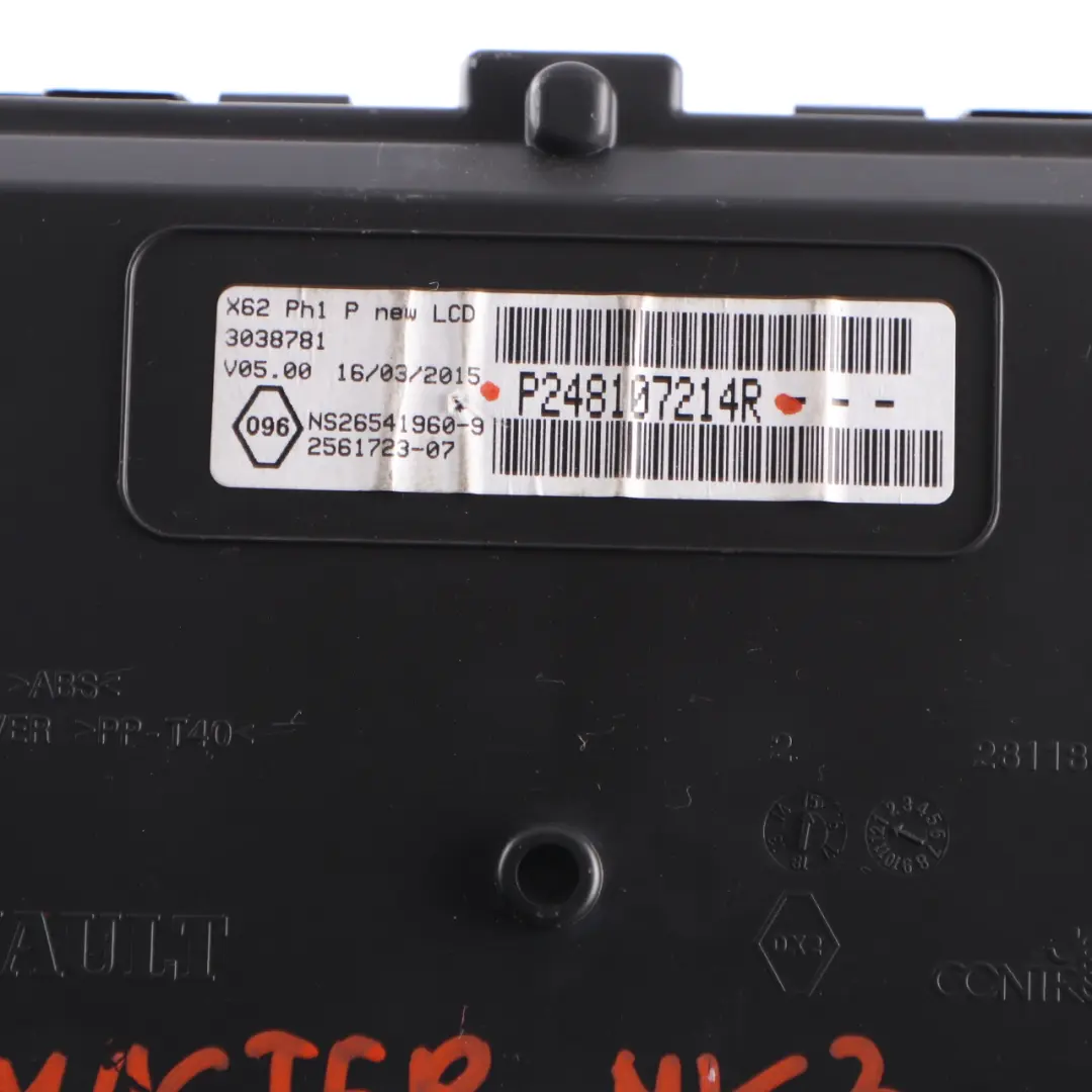 Instrument Cluster Speedo Clocks Manual to Renault Master 3 Diesel with Part number P248107214R Renault Master 3 Diesel Instrument Cluster Speedo Clocks Manual - SKU rhd-P248107214R - Part number P248107214R