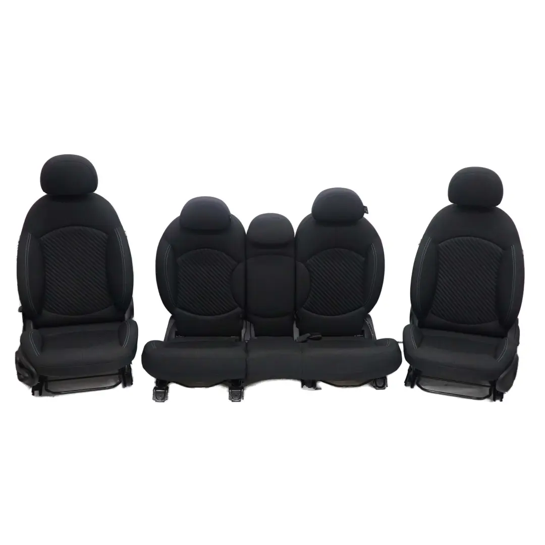 Asientos Mini Countryman Cooper Sport Tela Interior Carbono Negro Diagonal para con número de pieza R60 Asientos Mini Countryman Cooper Sport Tela Interior Carbono Negro Diagonal - SKU rhd-R60 Cloth Interior Seats BBE1 - Número de pieza R60