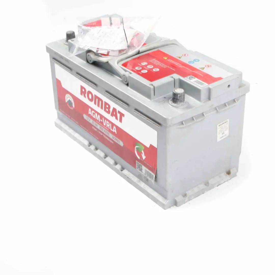 ROMBAT AGM-VRLA Start Stop Accumulator Battery 92Ah 850A 12V AGM92 to with Part number ROMBAT AGM-VRLA 92Ah Accumulator ROMBAT AGM-VRLA Start Stop Accumulator Battery 92Ah 850A 12V AGM92 - SKU ROMBAT AGM-VRLA 92Ah Accumulator - Part number ROMBAT AGM-VRLA 92Ah Accumulator