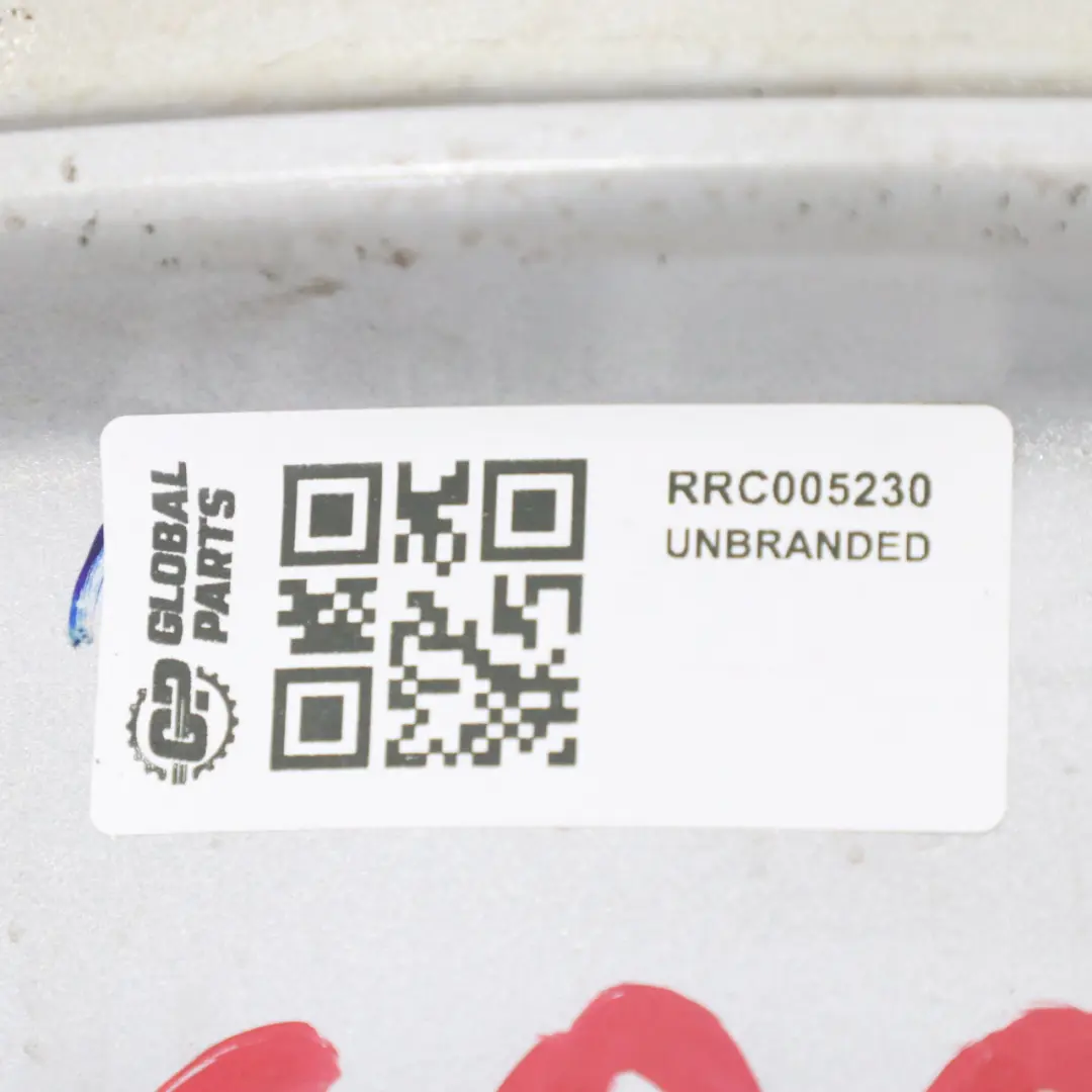 Cerchio in lega argento 16" ET:45 6.5J per Rover MG ZR con numero di parte RRC005230 Rover MG ZR Cerchio in lega argento 16" ET:45 6.5J - SKU RRC005230 - Numero di parte RRC005230