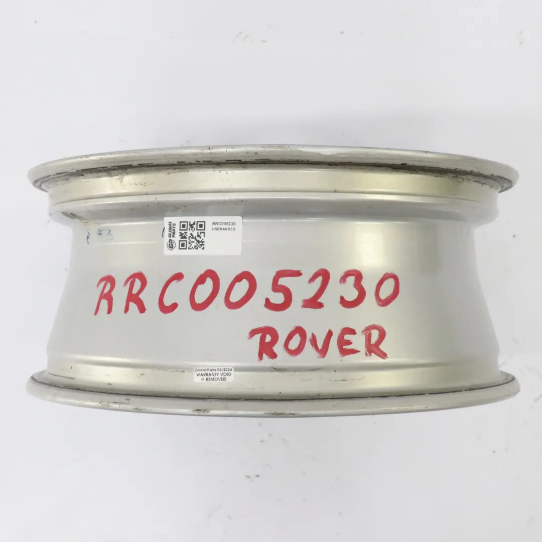 Cerchio in lega argento 16" ET:45 6.5J per Rover MG ZR con numero di parte RRC005230 Rover MG ZR Cerchio in lega argento 16" ET:45 6.5J - SKU RRC005230 - Numero di parte RRC005230