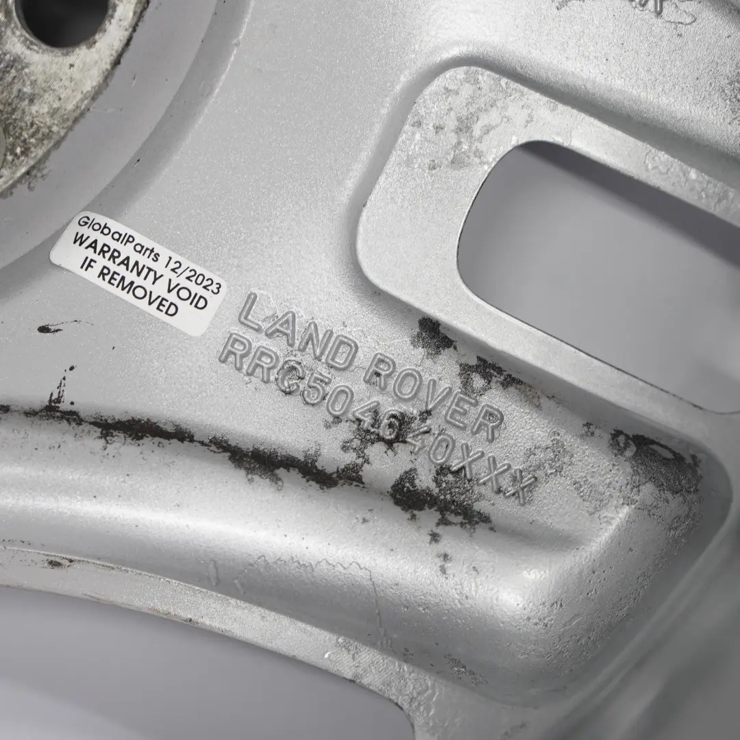 Argent Jante Alu 17" ET:46 7J pour Land Rover Freelander à propos du numéro de pièce RRC504640XXX Land Rover Freelander Argent Jante Alu 17" ET:46 7J - SKU RRC504640XXX-2 - Numéro de pièce RRC504640XXX