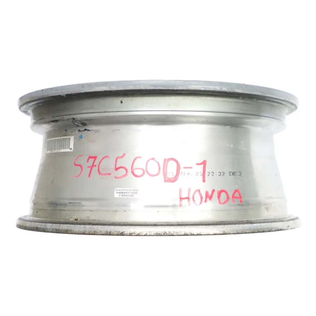 Llanta de aleación plateada Honda Civic 15" 6J ET:45 para con número de pieza S7C560D Llanta de aleación plateada Honda Civic 15" 6J ET:45 - SKU S7C560D-1 - Número de pieza S7C560D
